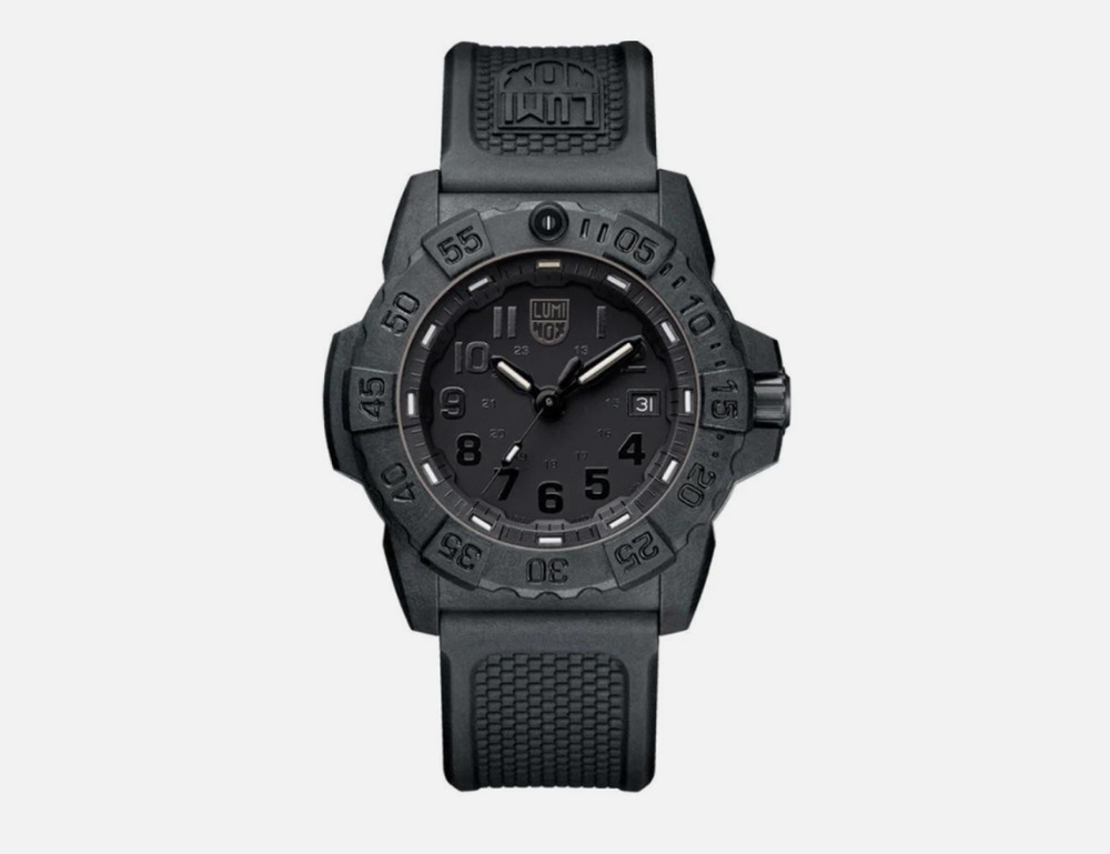 LUMINOX Men Analog Quartz Casual Watch Sport Military Dress Black Dial Waterproo